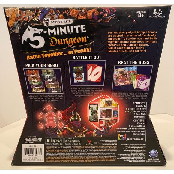 5-Minute Dungeon, Connor Reid, Chaotic Cooperative Real-Time Card Game - Picture 2 of 3